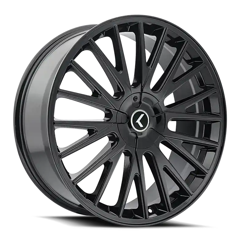 Markdown Kraze Kr185 Double Down Wheel 22x8.5 5x114.3 & 5x120 Gloss Black 38mm