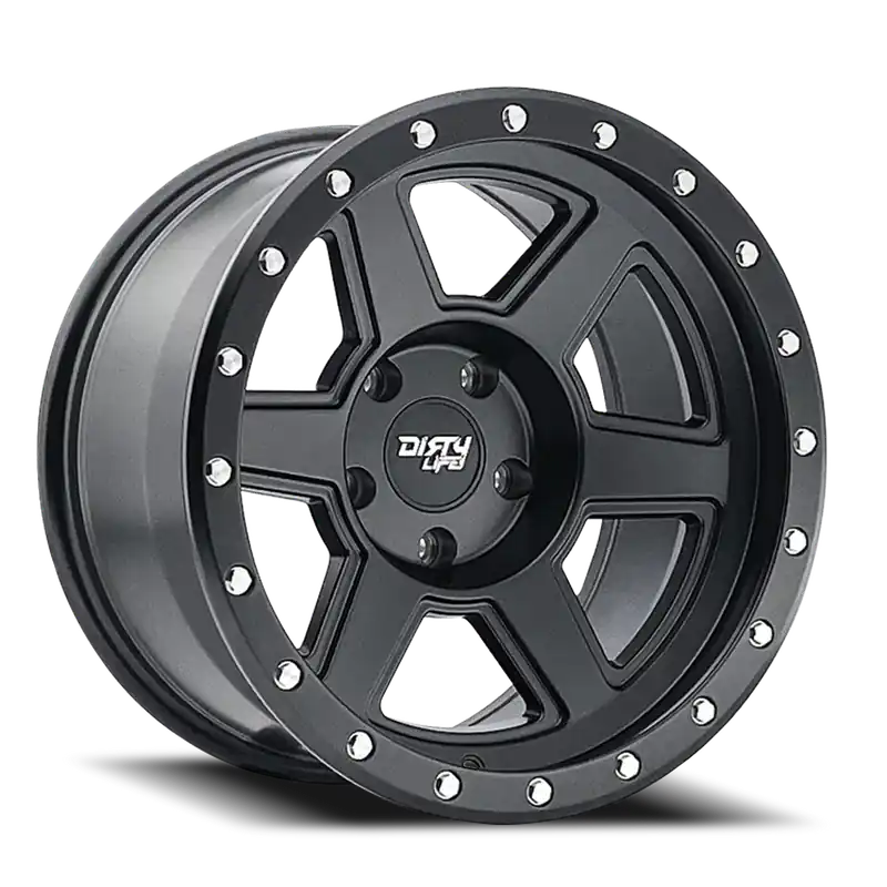 Dirty Life Compound Wheel 17x9 6x139.7 Matte Black -12mm Budget