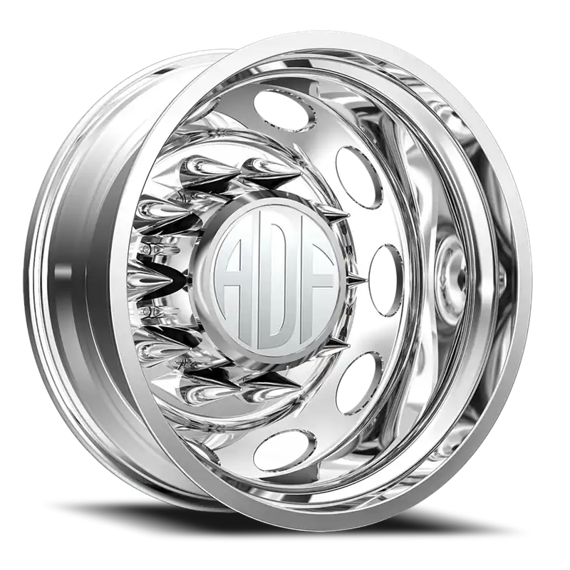 Adf Peterson Dually Wheel 20x8.25 8x170 Polished -167mm - MINIMUM PURCHASE OF 4 - FREE T-SHIRT INCLUDED! One Day Deal