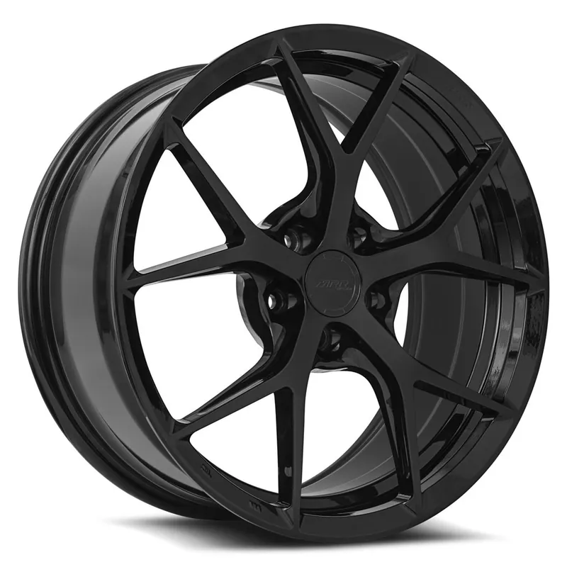Limited Edition Mrr Fs6 Wheel 19x10 5x112 Gloss Black 25mm - FREE T-SHIRT INCLUDED!