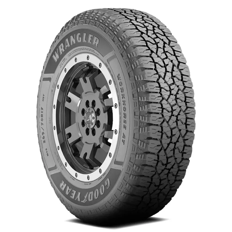 Goodyear Wrangler Workhorse At Tire 265/70R16 112T 580 B B White Letter - FREE ROAD HAZARD! Markdown