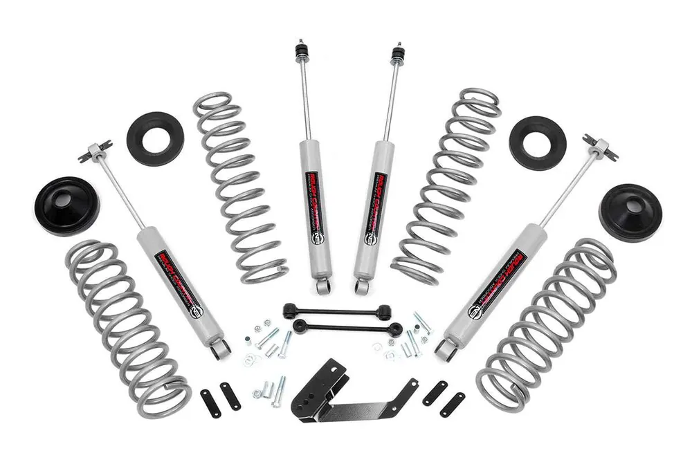 Same Day Shipping Rough Country 3.25 Inch Lift Kit - Jeep Wrangler JK 2WD/4WD 2007-2018 DHTP PERF694