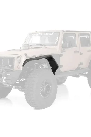Smittybilt 76838 XRC Fender Flare Set Black Jeep Wrangler Must Have