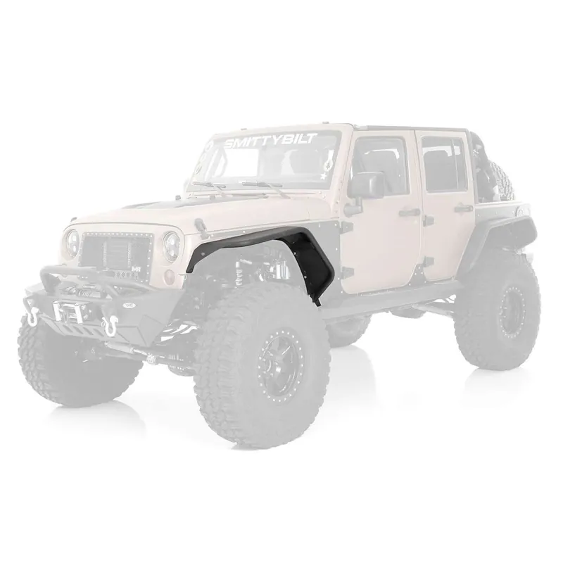 Smittybilt 76838 XRC Fender Flare Set Black Jeep Wrangler Must Have