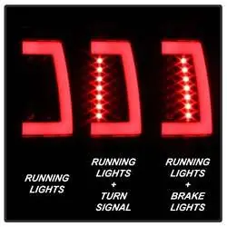 Spyder LED Tail Lights - Version 2 - Black FCLH 5084149 Discount