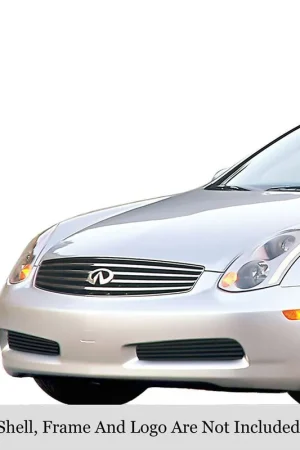APS Black Stainless Steel Billet Grille APS GR14FEF03J New Arrival