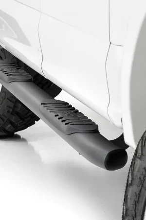 Rough Country Oval Nerf Step - Crew Cab - Black - Ford F-150 15-23/F-150 Lightning 2022 DHTP 21005 Free Returns