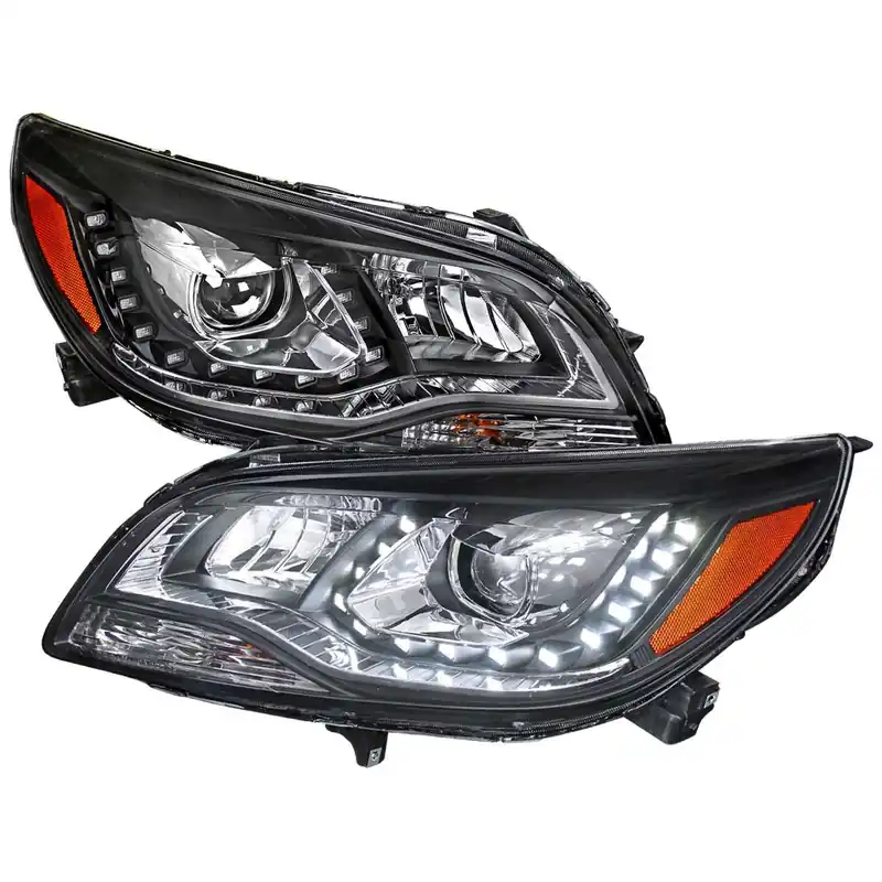 Super Sale Spec-D Projector Headlight w/ Black Housing SPE 2LHP-MBU11JM-RS