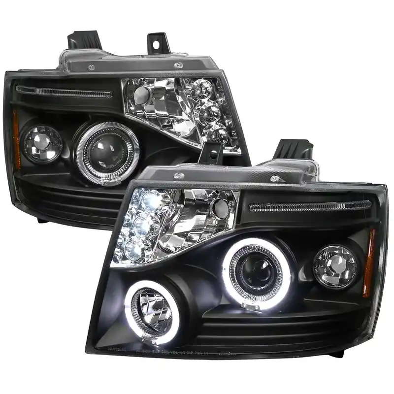 Certified Spec-D Black Halo Projector Headlights SPE 2LHP-AVA07JM-TM