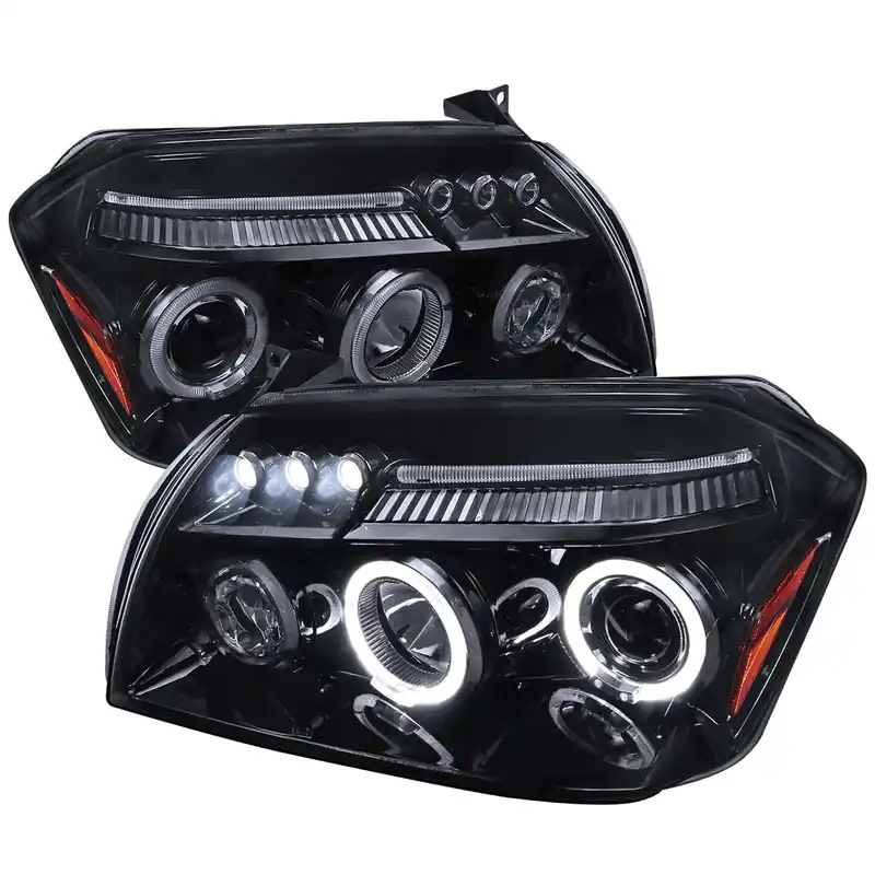 Limited Offer Spec-D Smoked Halo Projector Headlight w/ Black Housing SPE 2LHP-MAG05G-TM