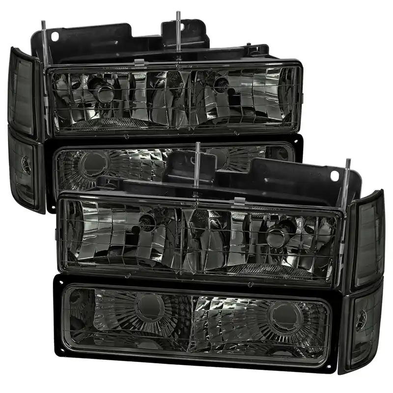 Spec-D Smoked Euro Headlights SPE LBCLH-GMC94G-SY Modern