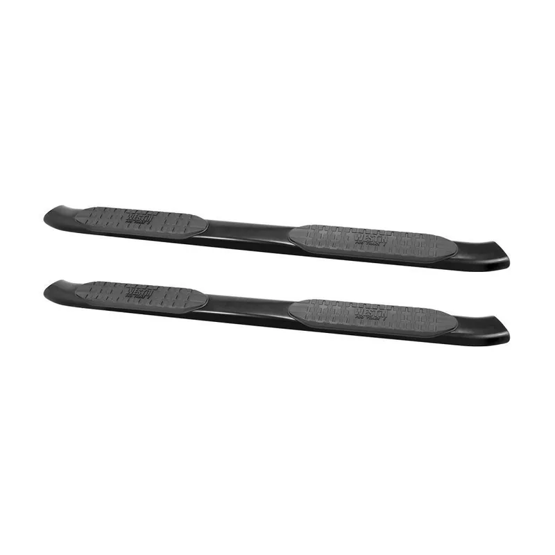 Westin PRO TRAXX 5 Oval Nerf Step Bars. Mount Kit Included. Rocker Panel Mounting. Black Powdercoat Mild Steel. For Super Cab. BCTC 21-53935 Hot Picks