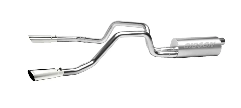 Exclusive Offer Gibson Performance Cat-Back Dual Split Exhaust System; Stainless BFBL 65501