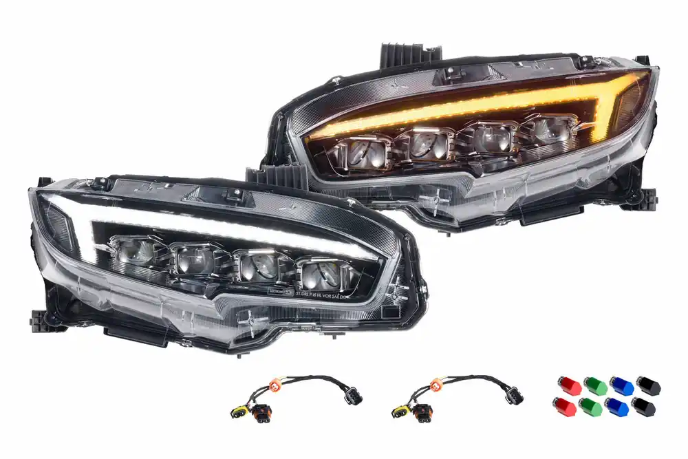 Morimoto XB LED Headlights: Honda Civic (16-21)(Gen II / Pair) HTMC LF2-473 Premium