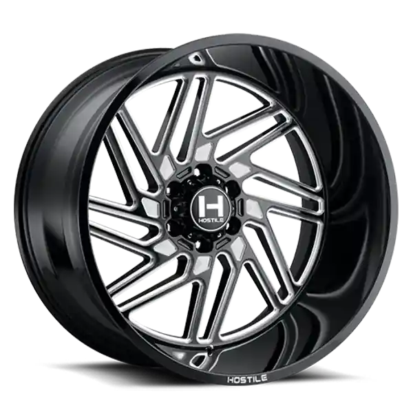 Hostile Wheels Jigsaw H116 Blade Cut 20x9 12mm Offset 6x139.7 (6x5.5) Money Back Guarantee