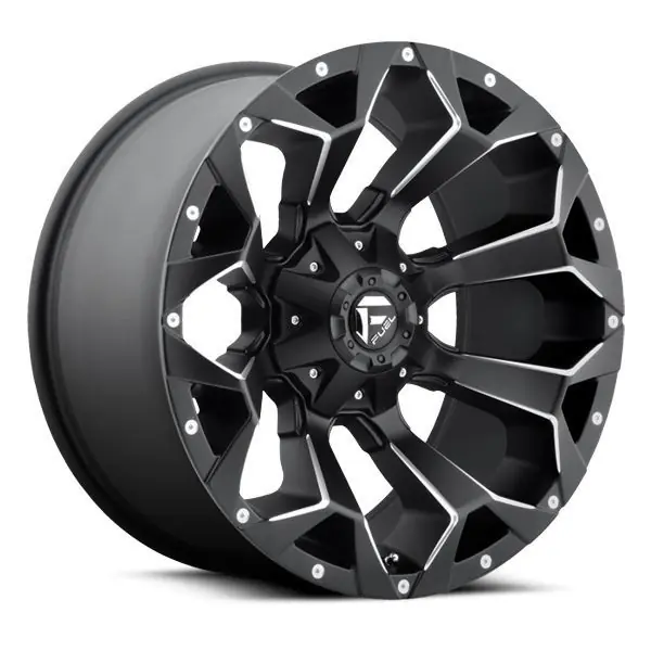 Fuel Offroad Wheels Assault D546 Satin Black w/ Milled Accents 17x9 2mm Offset 6x135,6x139.7 (6x5.5) Buy Online