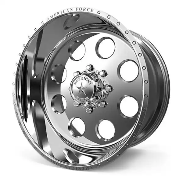 Exclusive American Force Forged Wheels Classic 1 Polished 26x14 -73mm Offset 5x139.7 (5x5.5)