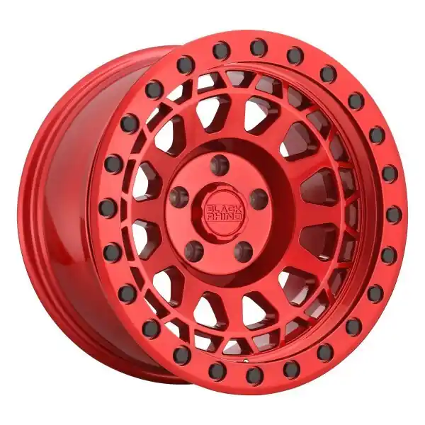 Black Rhino Wheels Primm Candy Red with Black Bolts 17x9 -12mm Offset 6x139.7 (6x5.5) Professional Grade