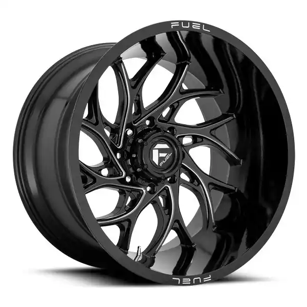 Fuel Offroad Wheels Runner D741 Gloss Black Milled 20x10 -18mm Offset 5x150 Limited Edition