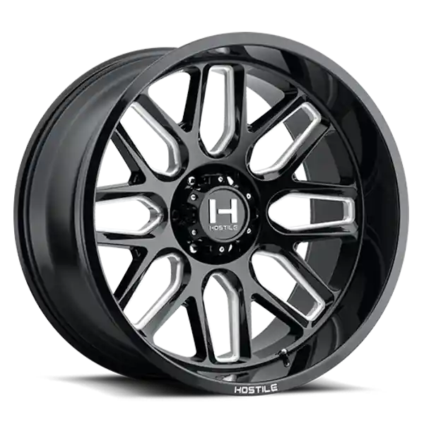 Hostile Wheels Vulcan H120 Blade Cut 20x12 -44mm Offset 5x139.7 (5x5.5) Don’t Miss Out