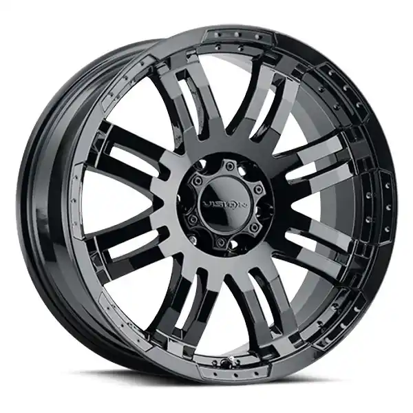 Markdown Vision Wheels Warrior 375 Gloss Black 17x8.5 25mm Offset 6x139.7 (6x5.5)