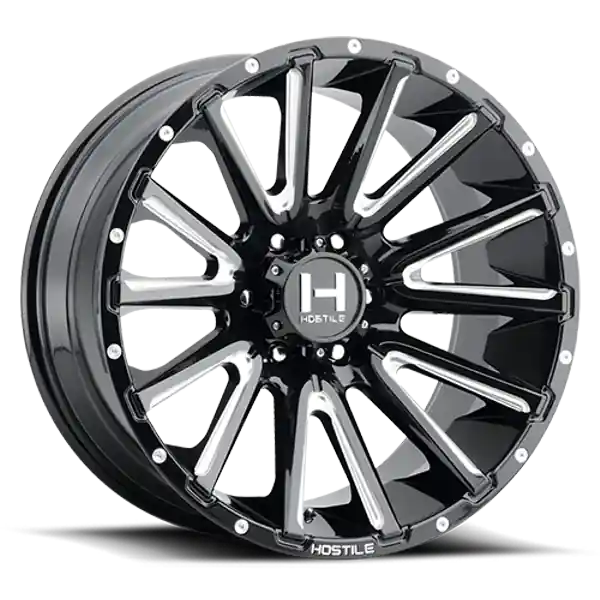 Hostile Wheels Typhoon H123 Blade Cut 20x10 -19mm Offset 8x170 Viral