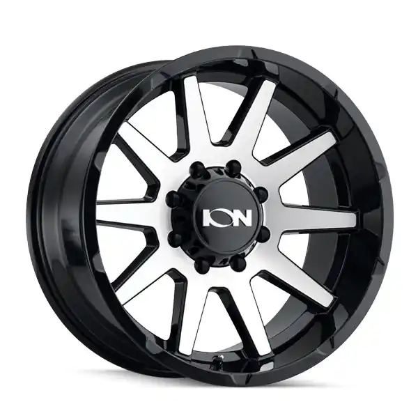 Direct From Manufacturer ION Alloy Wheels 143 Gloss Black with Machined Face 20x9 18mm Offset 8x170