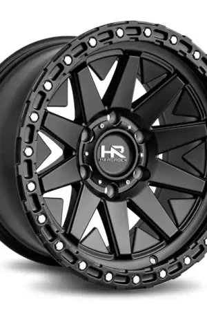 Wholesale Hardrock Offroad Wheels H106 Matte Black 17x9 -12mm Offset 6x139.7 (6x5.5)