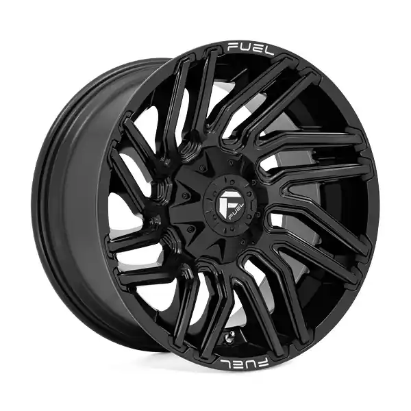 Fuel Offroad Wheels Typhoon D776 Gloss Black 22x12 -44mm Offset 6x135,6x139.7 (6x5.5) Money Back Guarantee