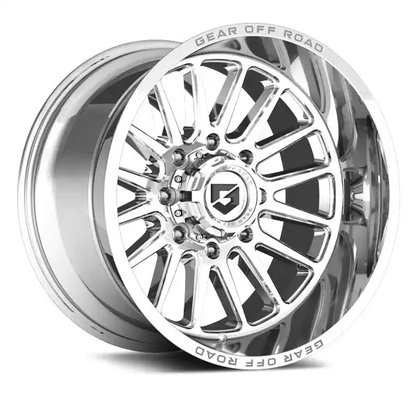 Gear Offroad Wheels Leverage 764C Chrome 20x10 -19mm Offset 8x165.1 (8x6.5) Handmade