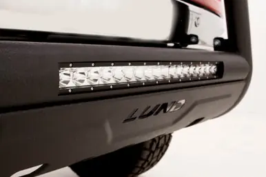Lund 16-17 Nissan Titan XD Bull Bar w/Light & Wiring - Black - 47121212 Limited Edition