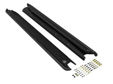 aFe POWER 20-23 Subaru Outback H4 2.4L (t) / H4 2.5L Terra Guard Trail Slider Steps - Black - 79-27003 Special Discount
