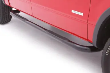 Lund 99-13 Chevy Silverado 1500 Ext. Cab (Body Mount) 3in. Round Bent Steel Nerf Bars - Black - 23077379 Holiday Sale