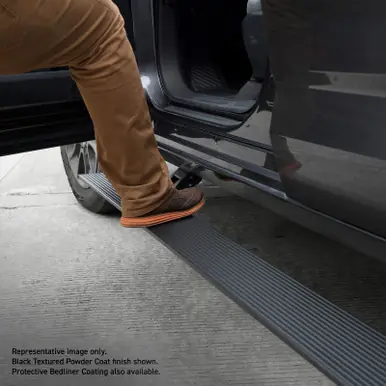 Go Rhino 2022 Chevrolet Silverado 1500 Std Cab 2dr E-BOARD E1 Electric Running Board Kit - Tex. Blk - 20404857T Mega Sale