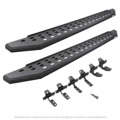 Go Rhino 2022 Toyota Tundra Crew Max 4dr RB20 Kit w/RB20 Running Board + Brkts - Tex. Blk - 69443687PC Viral