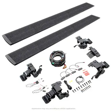 Go Rhino 15-20 Chevrolet Suburban / GMC Yukon XL 4dr E-BOARD E1 Running Board Kit - Bedliner Coating - 20410287T Price Drop