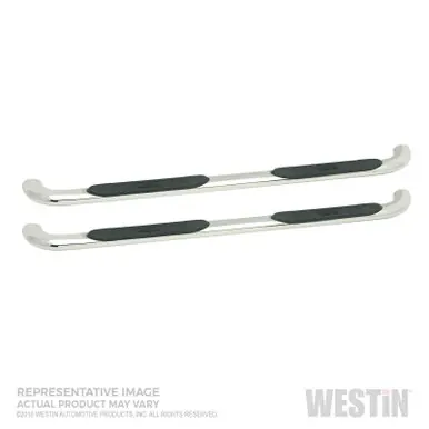Westin 2019 Chevrolet Silverado/Sierra 1500 Crew Cab Platinum 4 Oval Nerf Step Bars - SS - 21-4130 Buy Direct