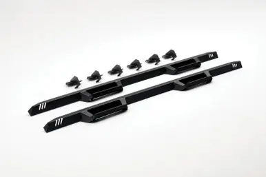 Must Have N-Fab EPYX 19-21 GM Silverado/Sierra 1500 / 20-21 2500-3500 - Double Cab - Tex. Black - EXC19QC-TX