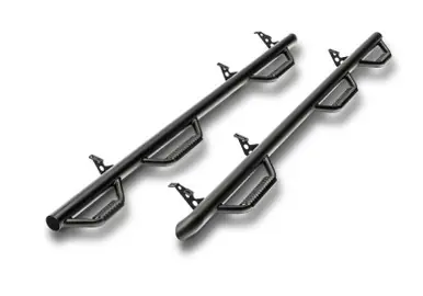 Premium N-Fab Nerf Step 04-06 Chevy-GMC 1500 Crew Cab 5.7ft Bed - Tex. Black - Bed Access - 3in - C01100CC-6-TX