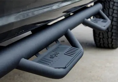 N-Fab Podium LG 99-16 Ford F-250/F-350 Superduty Super Cab - Tex Black - Cab Length - 3in - HPF9973QC-TX Buy Direct