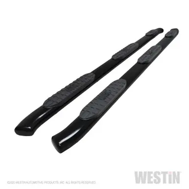 Westin 2020 Chevy Silverado 2500/3500 Crew Cab (6.5ft Bed) PRO TRAXX Oval W2W Nerf Step Bars - Black - 21-534765 Limited Edition