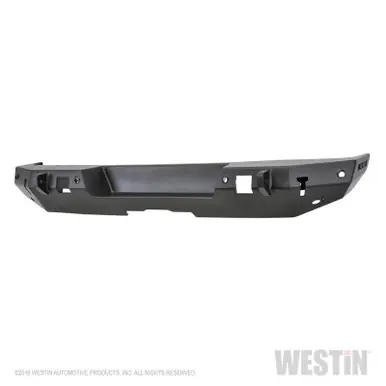 Westin 18-19 Jeep Wrangler JL WJ2 Rear Bumper w/ Sensors (Excl. Wrangler JK) - Textured Black - 59-82045 Mega Sale