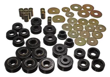 Energy Suspension Chevy Body Mounts - Black - 3.4138G Warranty Included