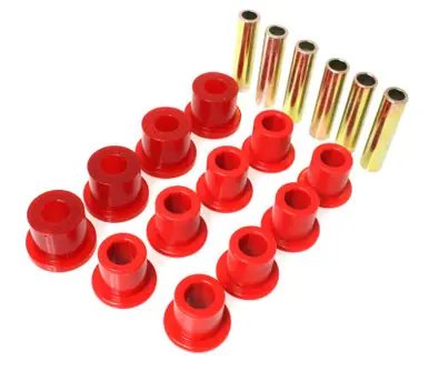 Energy Suspension Spring & Shackle Bushing - Red - 2.2107R Limited Offer
