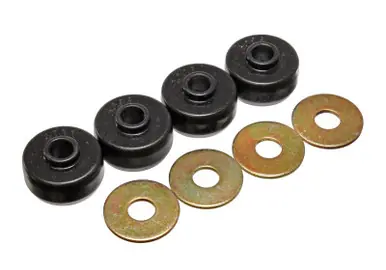 Energy Suspension 84-96 Chevy Corvette Black Spring Cushions for Rear Leaf Spring Bushing Set - 3.2123G Price Cut