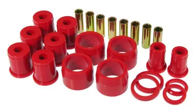 Worldwide Shipping Prothane 65-70 GM Full Size Rear Upper/Lower Control Arm Bushings - Red - 7-310