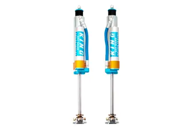 King Shocks 84-00 Jeep Cherokee xJ Front 2.5 Dia Piggy Hose Res Shock for 5-6in Lift (Pair) - 25001-313 Price Cut