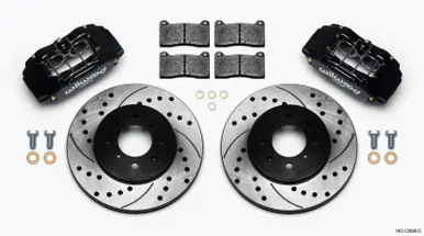 Direct From Factory Wilwood DPHA Front Caliper & Rotor Kit Drilled Honda / Acura w/ 262mm OE Rotor - 140-12996-D