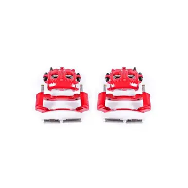 Last Chance Power Stop 97-02 Ford Expedition Front Red Calipers w/Brackets - Pair - S4652