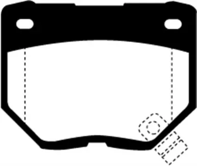 Limited Time EBC 98-03 Nissan Skyline (R34) 2.5 GT (200) Greenstuff Rear Brake Pads - DP2826